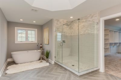 Elegant Frameless Glass Shower